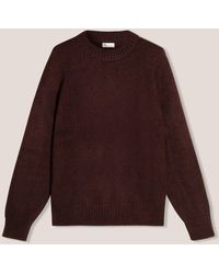 Doppiaa - Aappio Burgundy Wool And Alpaca Sweater - Lyst