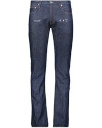 Off-White c/o Virgil Abloh - 5-Pocket Slim Fit Jeans - Lyst