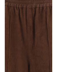 Fabiana Filippi - Suede Pants Ebano - Lyst
