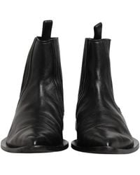Dolce & Gabbana - Chelsea Short Ankle Boots Shoes Leather - Lyst