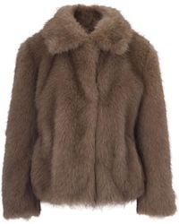 Max Mara - Ecopelliccia Alce Honey - Lyst