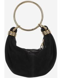 Chloé - Mini Bracelet Hobo Leather Bag - Lyst