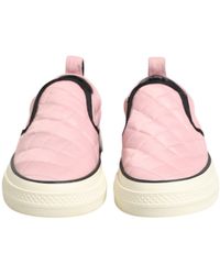 Dolce & Gabbana - Quilted Nylon Slip-On Sneaker Shoes - Lyst