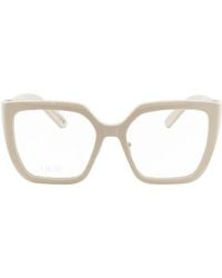 Dior - Eyeglasses Square Full Rim, Frame And Clear Demo Lens 30Montaigneos1F9500 Default Title - Lyst