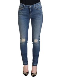 Dolce & Gabbana - Ripped Skinny Jeans Model 73093 - Lyst