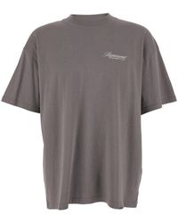 Represent - Crewneck T-Shirt With Logo Lettering On The Front And Maxi Logo Print On The Rear - Lyst