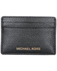 - Save 9% Womens Accessories Wallets and cardholders Black Michael Kors Leather Portafoglio in Nero 
