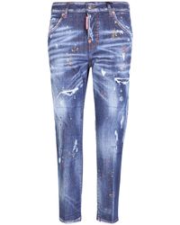 DSquared² - Cropped Jeans - Lyst