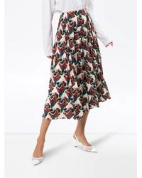 Valentino - X Undercover Lovers Print Pleated Skirt - Lyst