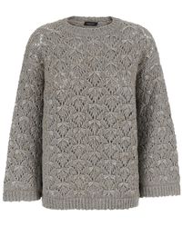 Fabiana Filippi - Sweater V-Neck Merino-Alpaca Merino Wool Tops - Lyst