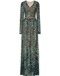 M Missoni - Knitted Long Dress - Lyst