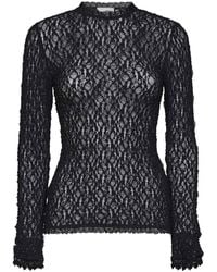 Isabel Marant - Stretch Lace Brany Long-Sleeved Top - Lyst
