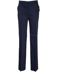 Alberta Ferretti - Classic Fitted Concealed Trousers - Lyst