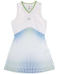 CASABLANCA - Printed V Neck Mini Dress - Lyst