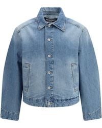 Jacquemus - Denim Jacket Polyamide; Cotton - Lyst