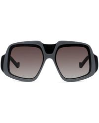 Loewe - Lw40194I Anagram 01T Nero Sunglasses - Lyst