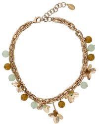 Twinset - Necklace Flower + Stone - Lyst