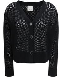 Allude - V-Neck Buttoned Cardigan - Lyst