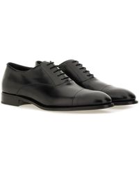 Saint Laurent - Oxford Shoe Adrien Calf Leather Lace-Up - Lyst