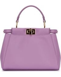 Fendi - Peekaboo Iconic Mini Tote Bag - Lyst