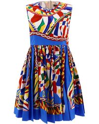 Dolce & Gabbana - "carretto" Printed Dress - Lyst