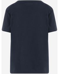 Max Mara - Max Mara T-Shirt Cotton-Blend T-Shirts & Jerseys - Lyst