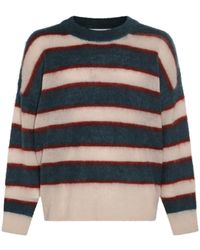 Isabel Marant - Green And White Knitwear - Lyst