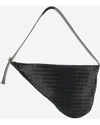 Bottega Veneta - Virgule Calfskin Messenger Bag - Lyst