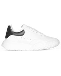 Alexander McQueen - Court Oversized Leather Mid-top Trainers - Lyst
