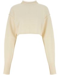 Sportmax - Ivory Wool Blend Maiorca Sweater - Lyst