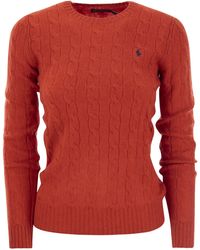 Polo Ralph Lauren - Wool And Cashmere Cable-Knit Sweater - Lyst