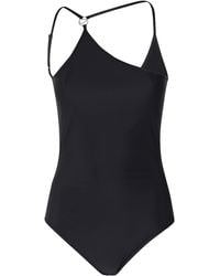 Coperni - One Shoulder Swimsuit Poliammide Elastan Costume - Lyst