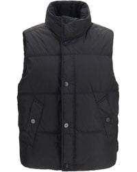 Stone Island - Crinkle Reps Ny Padded Vest Blazers E Vests - Lyst