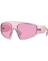 Burberry - Sunglasses Shield Full Rim, Frame And Lens Be43694015-5 - Lyst