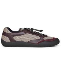 Prada - Sneakers Speedrock Clay/Burgundy - Lyst