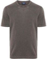 Drumohr - Cotton T-Shirt - Lyst