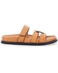 Tory Burch - 'Ines' Sandals With Strap And Logo Band - Lyst