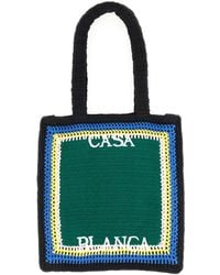 CASABLANCA - Crochet Bag Main: Cotton Handbags - Lyst