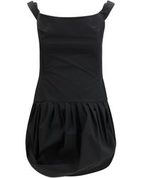 Magda Butrym - Off-Shoulder Puff Skirt Mini Dress - Lyst