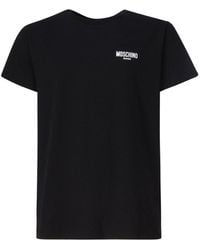 Moschino - Logo Printed Crewneck T-Shirt - Lyst