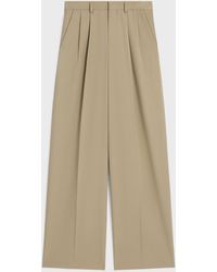 Celine - Celine Pleated Trousers - Lyst