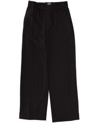 STAUD - Straight Leg Pants Polyester Viscose Elastane Trousers - Lyst
