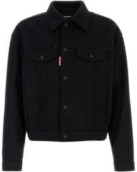 DSquared² - Dsquared Wool Blend Wool Jean Jacket - Lyst