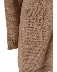 Fabiana Filippi - Sequin Ribbon Crochet Oversize Cardigan - Lyst