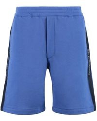 Alexander McQueen - Cotton Bermuda Shorts - Lyst
