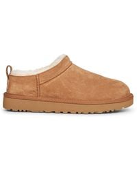 UGG - Chestnut Classic Micro Mules - Lyst