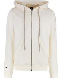 Rick Owens - Jason Full-Zip Hoodie Cotton - Lyst