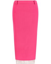 The Attico - Double Layer Skirt - Lyst