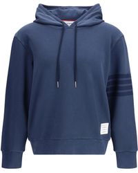 Thom Browne - Cotton Hoodie Sweatshirts - Lyst