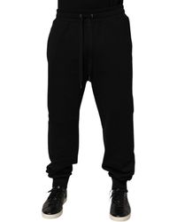Dolce & Gabbana - Drawstring Waist Sweatpants - Lyst